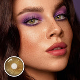 Lentes de contacto de color marrón Mars